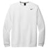 House of Uniforms The Club Fleece Crew Jumper | Mens Nike White