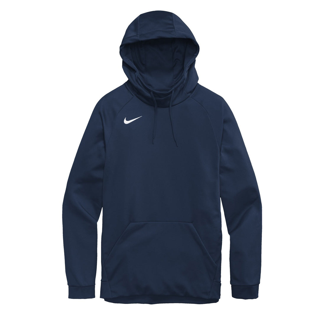House of Uniforms The Therma Fit Fleece Pullover Hoodie | Mens Nike Navy