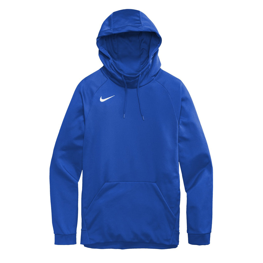 House of Uniforms The Therma Fit Fleece Pullover Hoodie | Mens Nike Royal