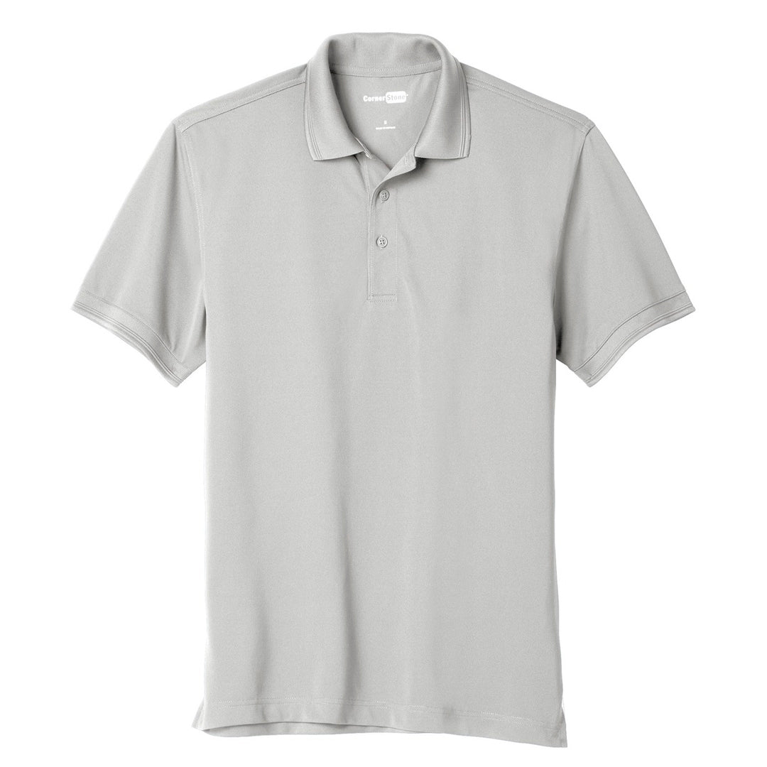 House of Uniforms The Industrial Snag Proof Pique Polo | Mens | Short Sleeve Corner Stone Light Grey