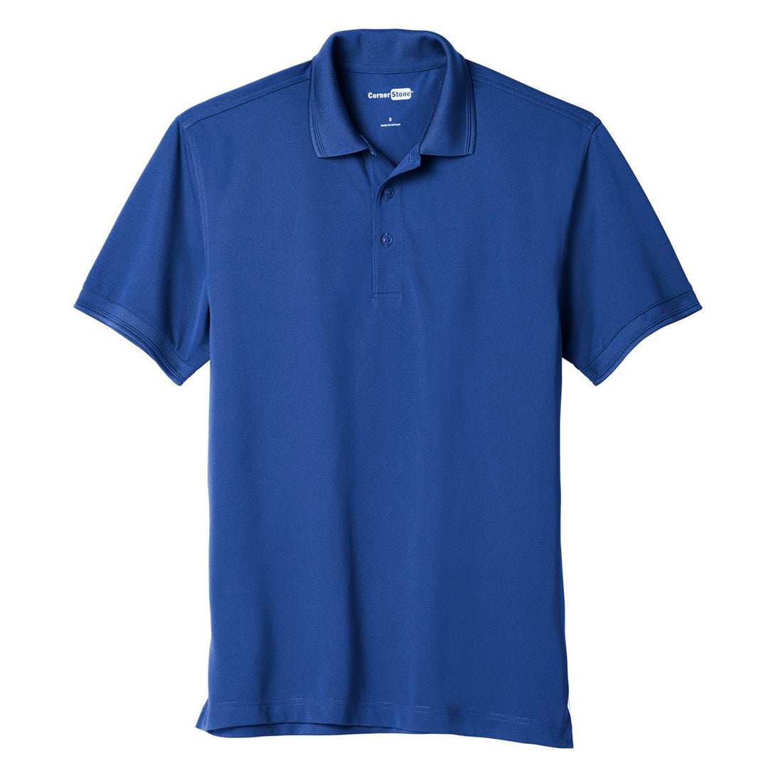 House of Uniforms The Industrial Snag Proof Pique Polo | Mens | Short Sleeve Corner Stone Royal