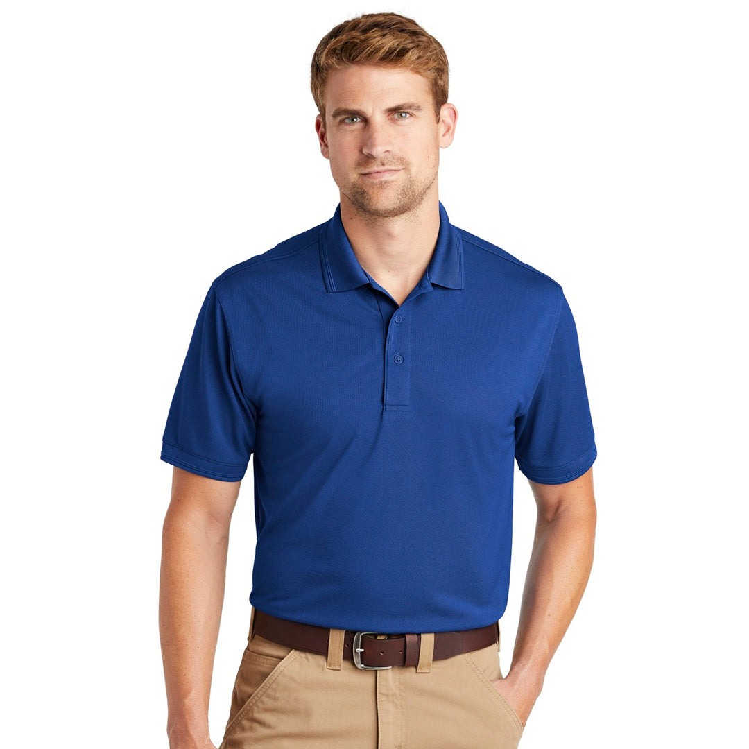 House of Uniforms The Industrial Snag Proof Pique Polo | Mens | Short Sleeve Corner Stone