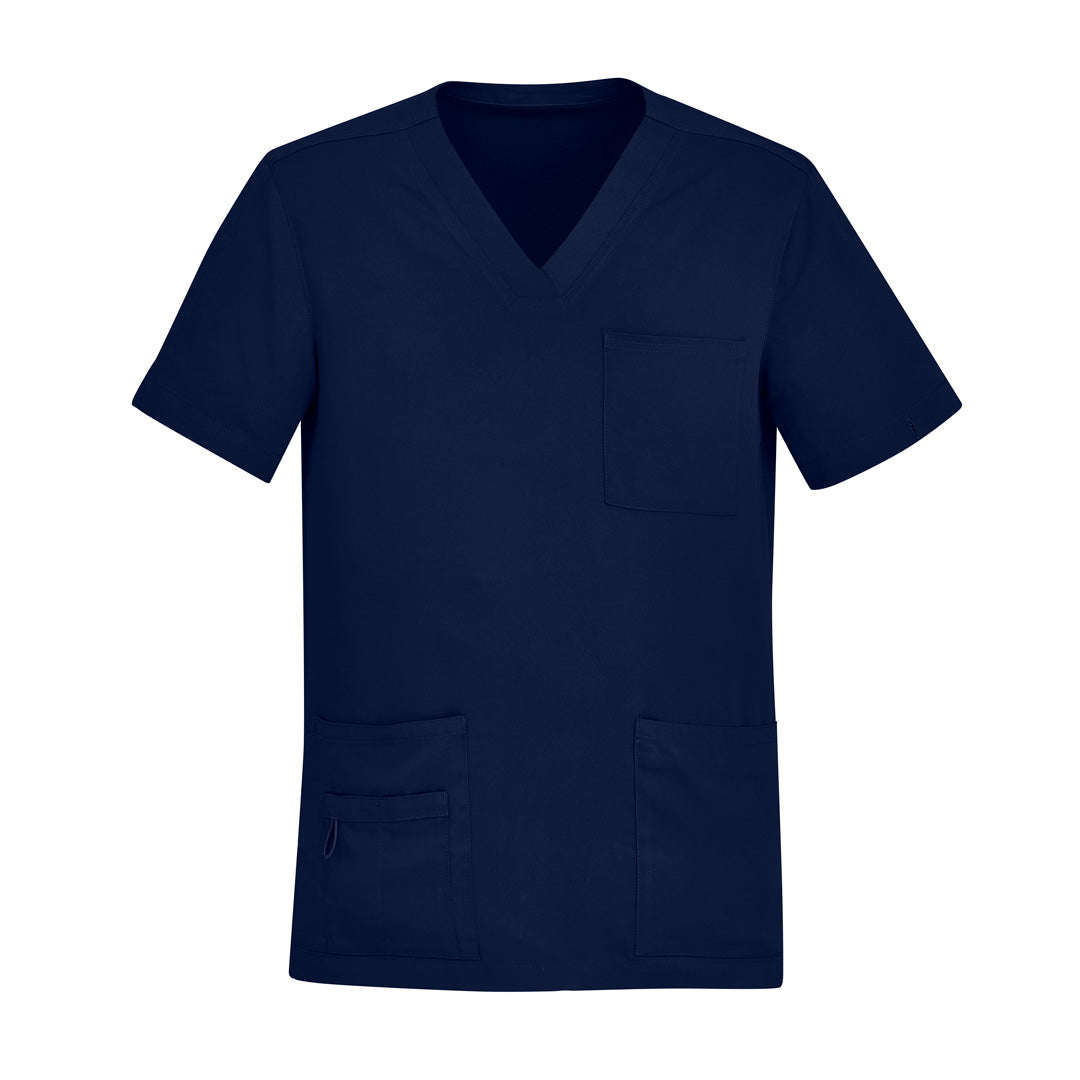 House of Uniforms The Avery V Neck Scrub Top | Mens Biz Care Midnight