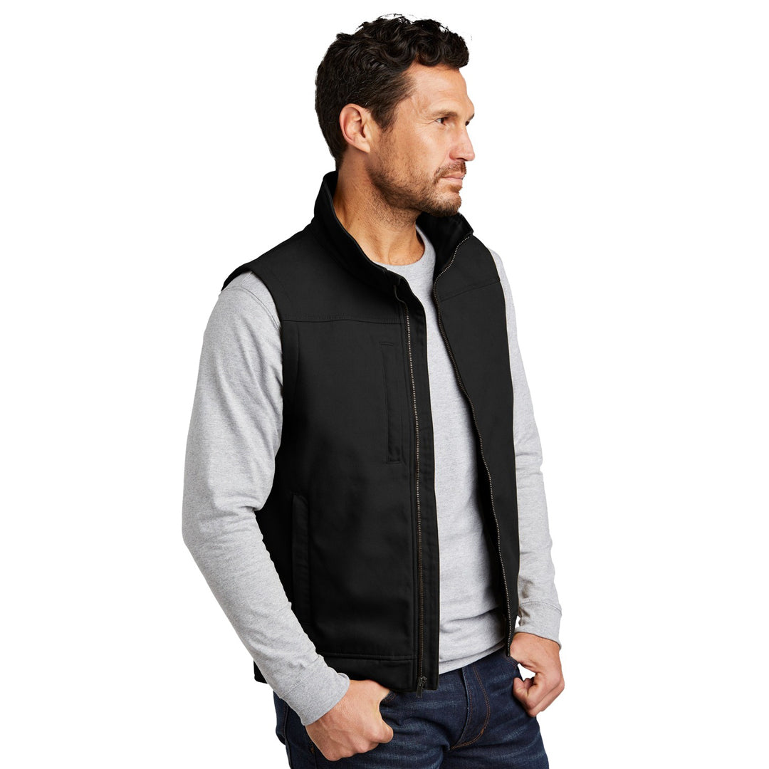 House of Uniforms The Duck Bonded Soft Shell Vest | Mens Corner Stone