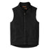House of Uniforms The Duck Bonded Soft Shell Vest | Mens Corner Stone Black