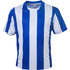 House of Uniforms The Striped Soccer Jersey | Kids Bocini Royal/White