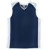 House of Uniforms The Contrast Basketball Singlet | Mens Bocini Navy/White