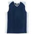 House of Uniforms The Contrast Basketball Singlet | Kids Bocini Navy/White