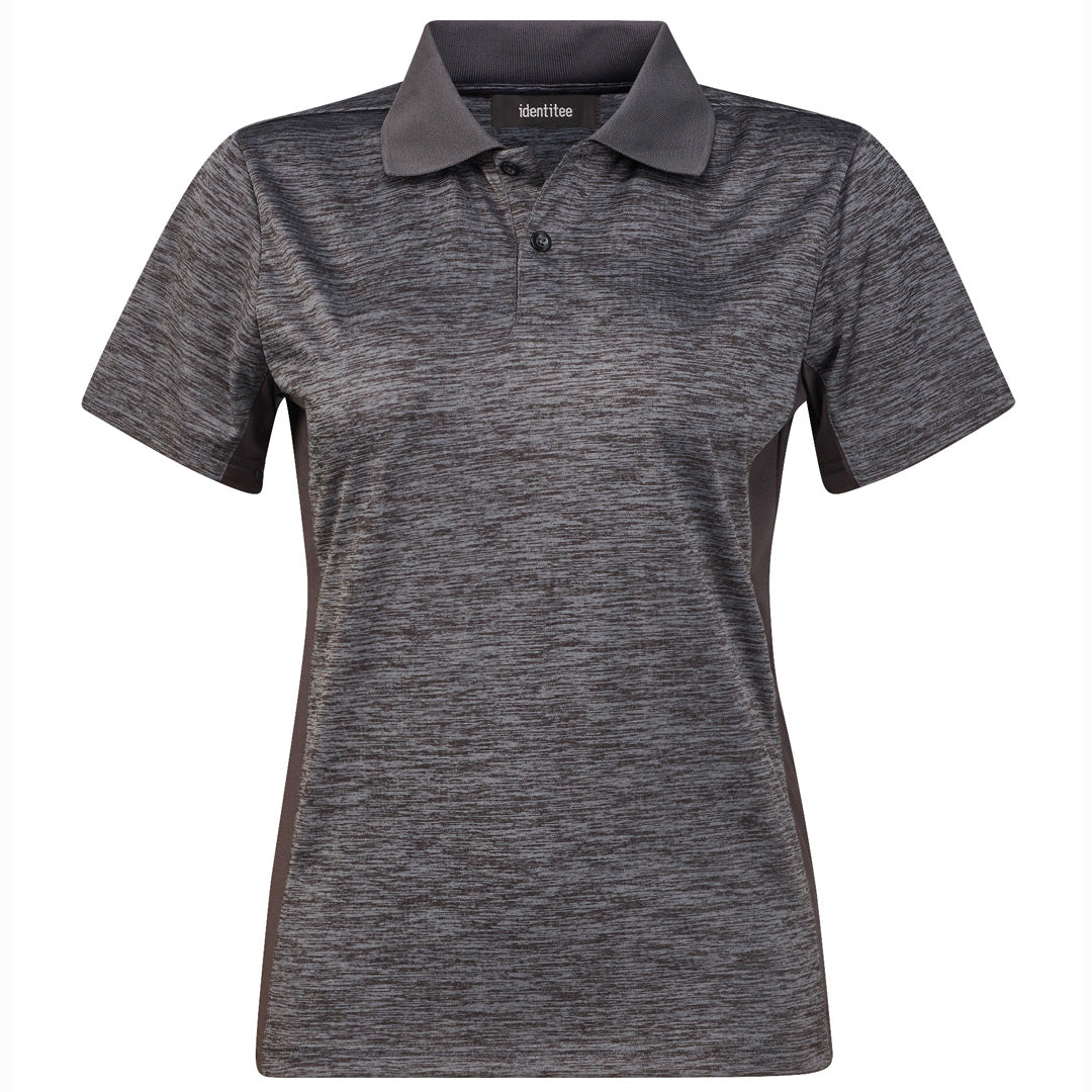 House of Uniforms The Bailey Polo | Ladies Identitee Charcoal Marle