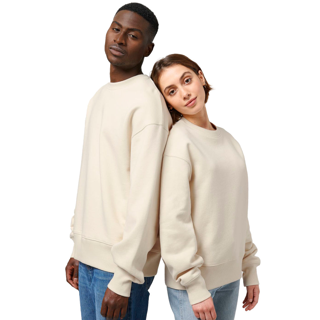 House of Uniforms The Radder Heavy Crew Neck Jumper | Unisex Stanley Stella