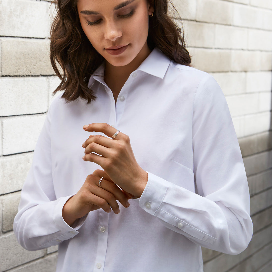 House of Uniforms The Memphis Shirt | Ladies | Long Sleeve Biz Collection