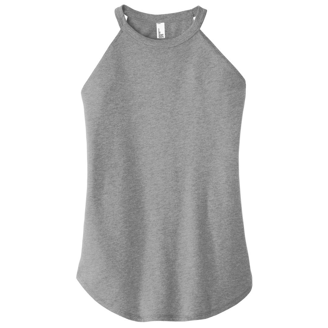 House of Uniforms The Rocker Tank | Ladies District Grey Marle