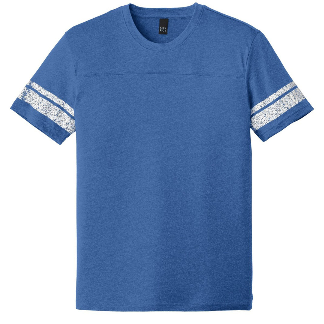 House of Uniforms The Game Day Tee | Short Sleeve | Mens District Made Royal/White