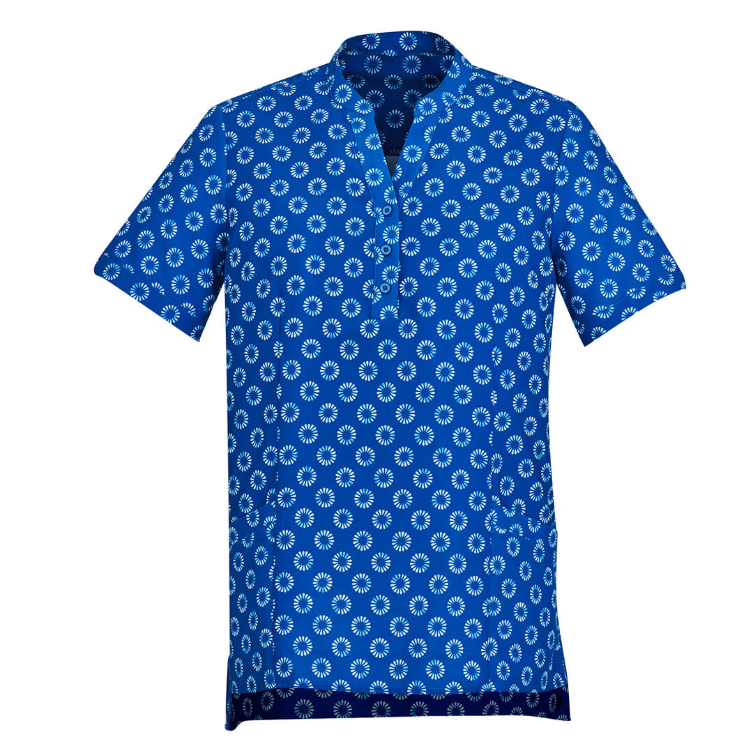 House of Uniforms The Daisy Tunic | Ladies | Short Sleeve Biz Care Electric Blue