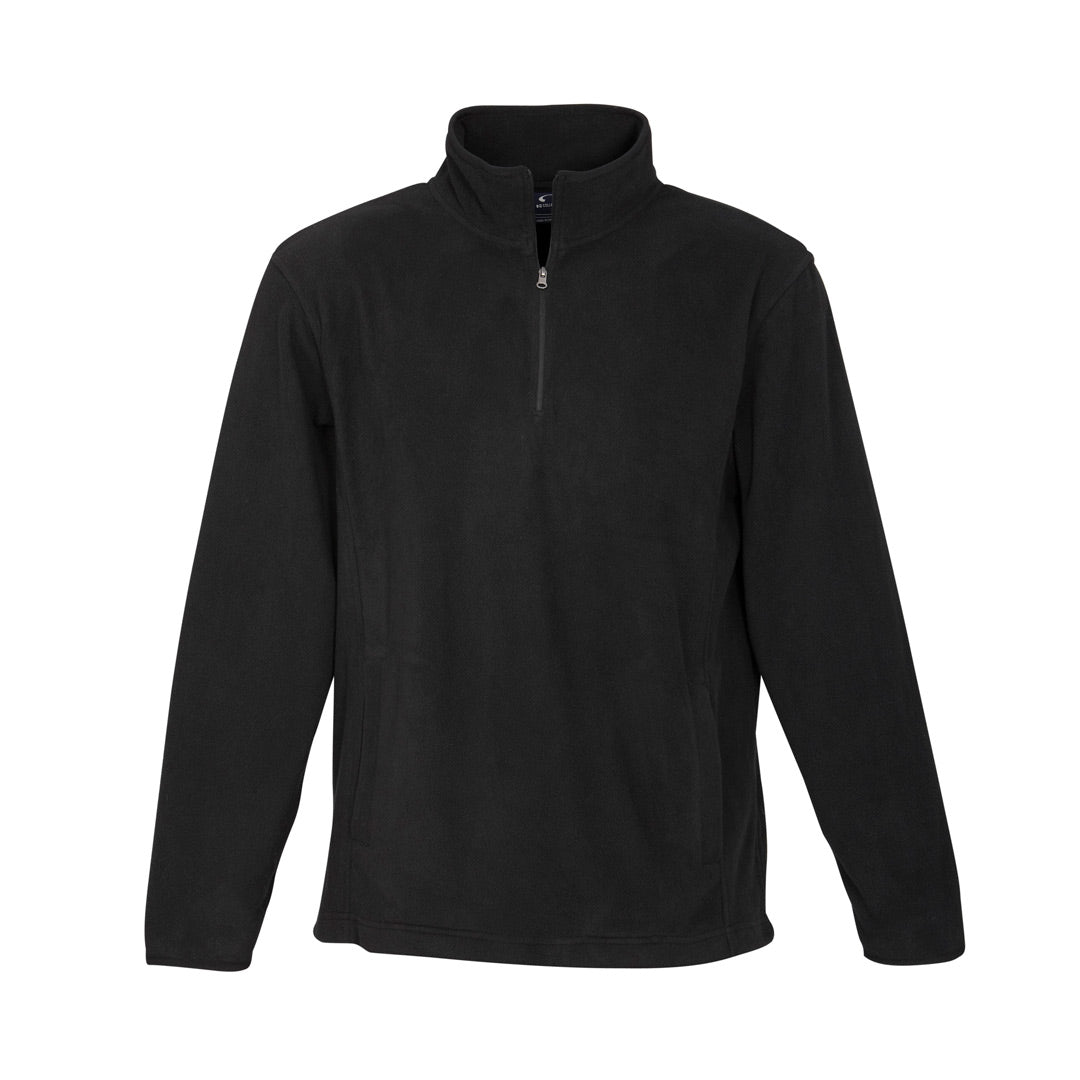 House of Uniforms The Trinity Zip Jumper | Mens Biz Collection Black