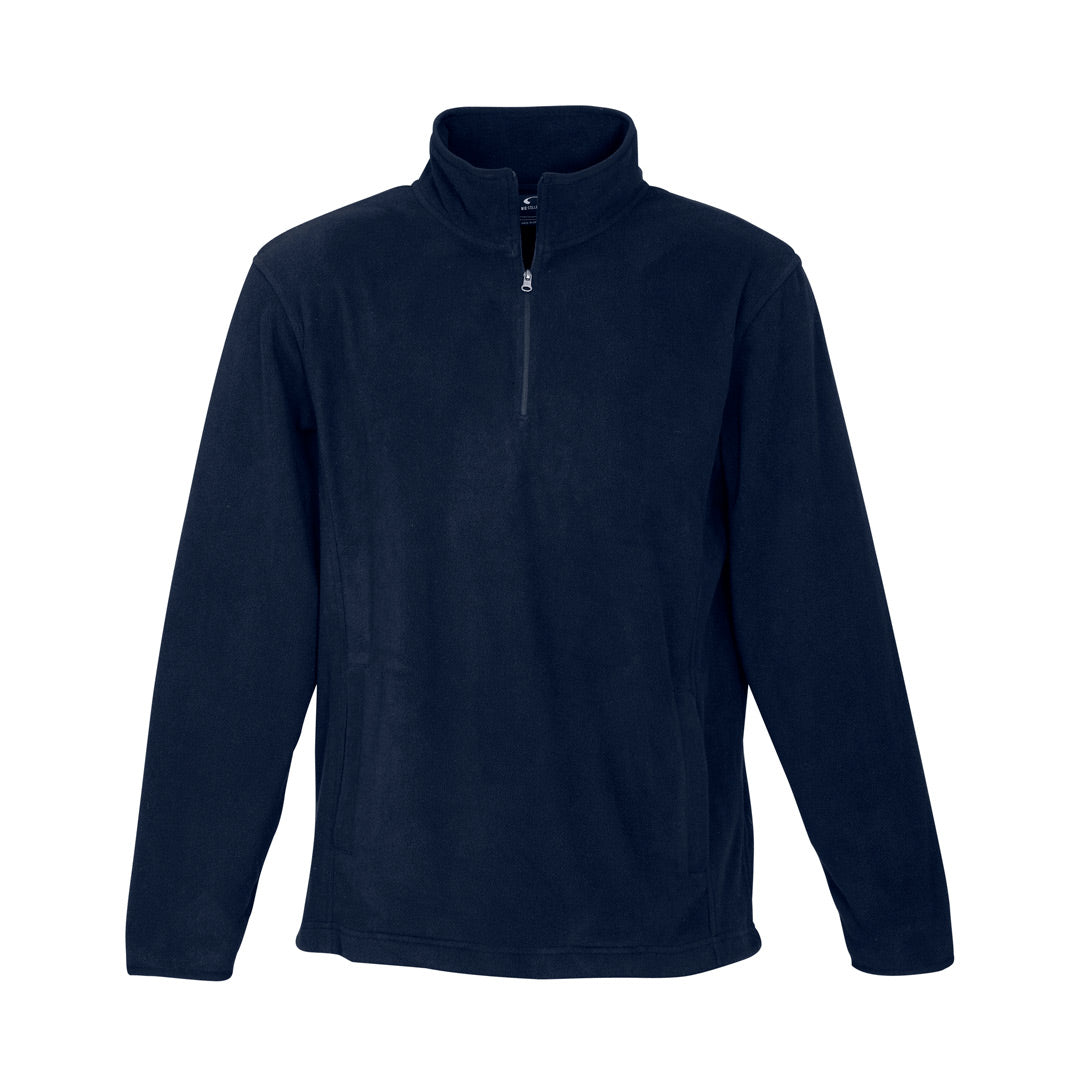 House of Uniforms The Trinity Zip Jumper | Mens Biz Collection Navy
