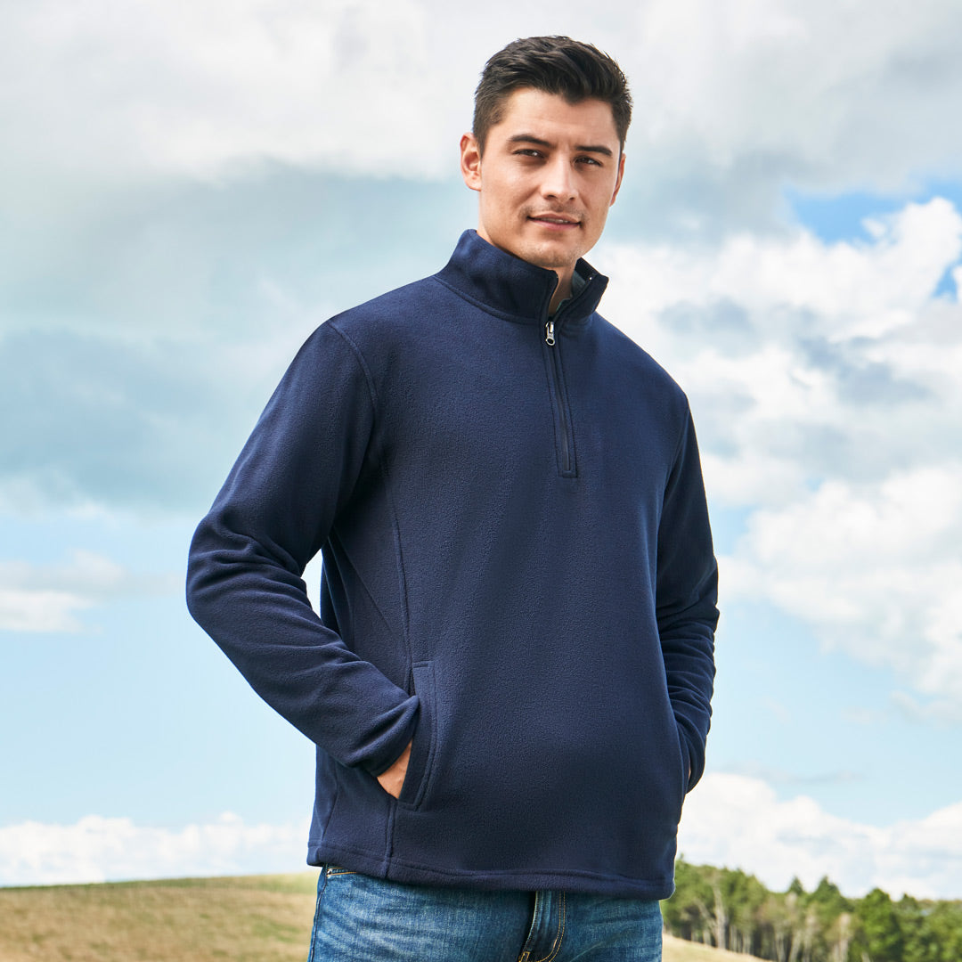 House of Uniforms The Trinity Zip Jumper | Mens Biz Collection