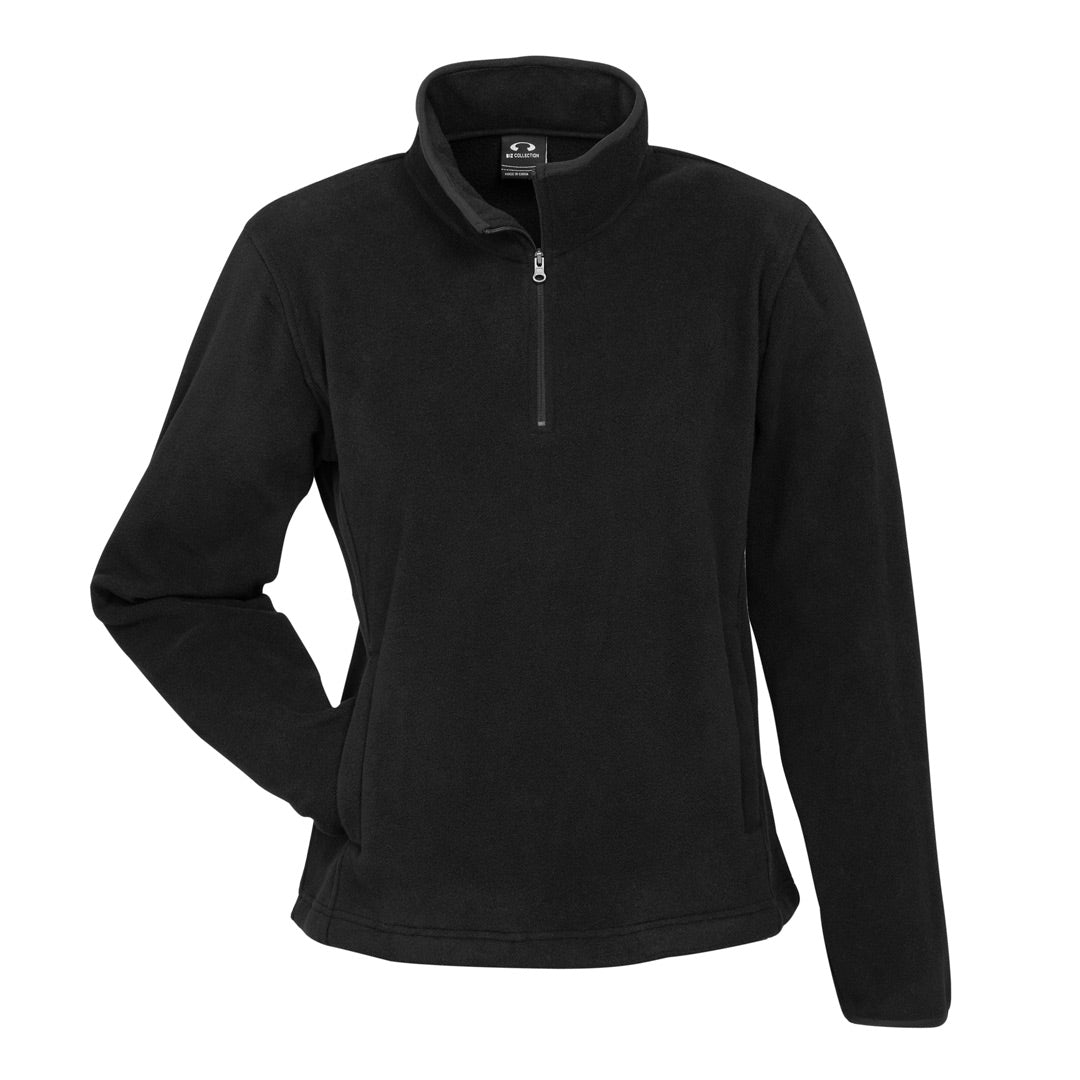 House of Uniforms The Trinity Zip Jumper | Ladies Biz Collection Black