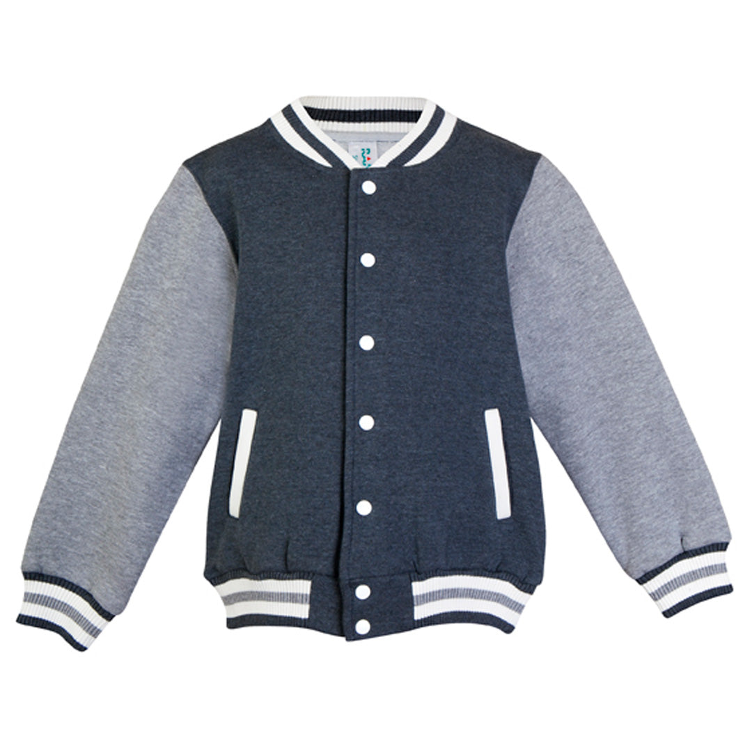 House of Uniforms The Varsity Jacket | Toddlers Ramo Dark Grey Marle