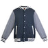 House of Uniforms The Varsity Jacket | Mens Ramo Dark Grey Marle