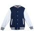 House of Uniforms The Varsity Jacket | Mens Ramo Navy/White