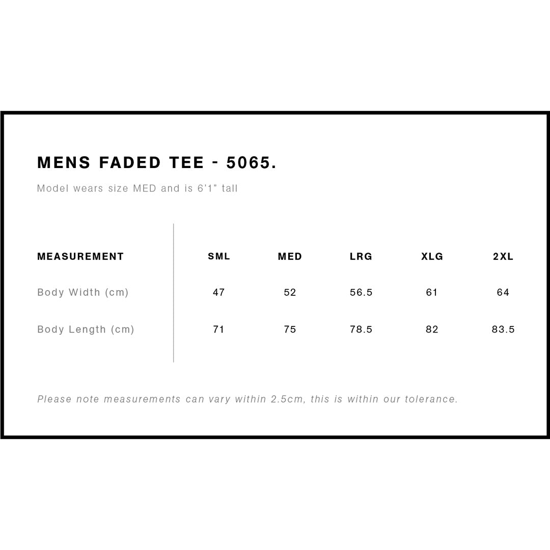 House of Uniforms The Faded Tee | Mens AS Colour