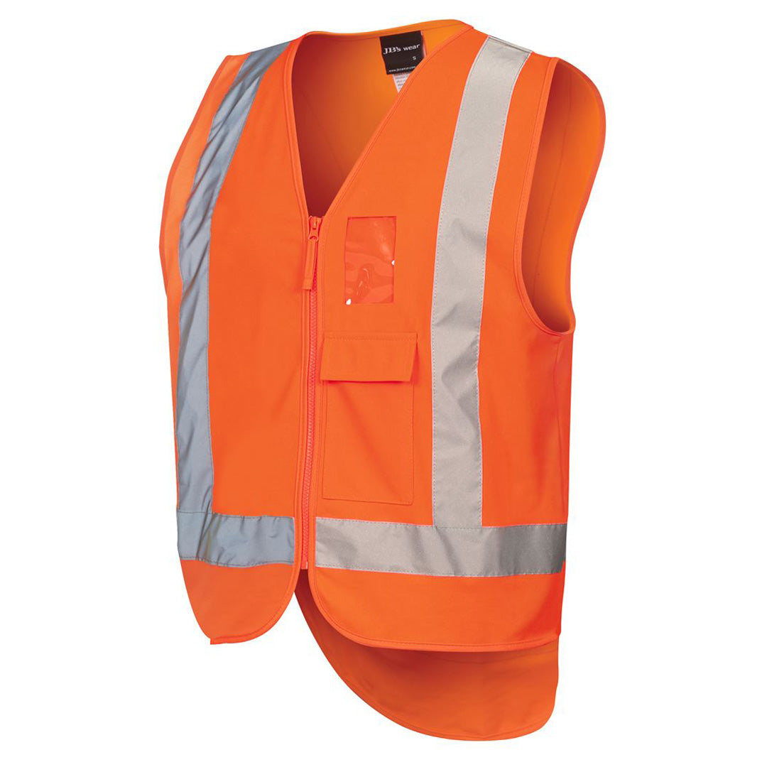 House of Uniforms The Hi Vis Zip Vest | Day Night | TTMC Jbs Wear