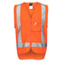 House of Uniforms The Hi Vis Zip Vest | Day Night | TTMC Jbs Wear Orange