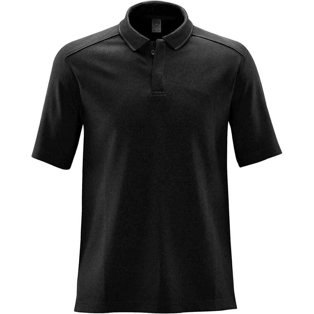 House of Uniforms The Endurance HD Polo | Mens Stormtech Black/Grey