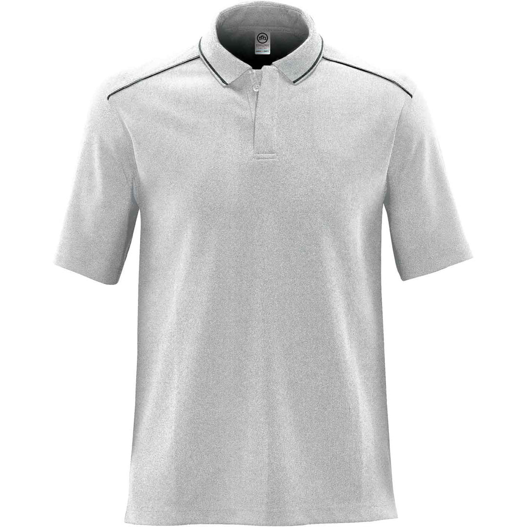 House of Uniforms The Endurance HD Polo | Mens Stormtech White/Grey