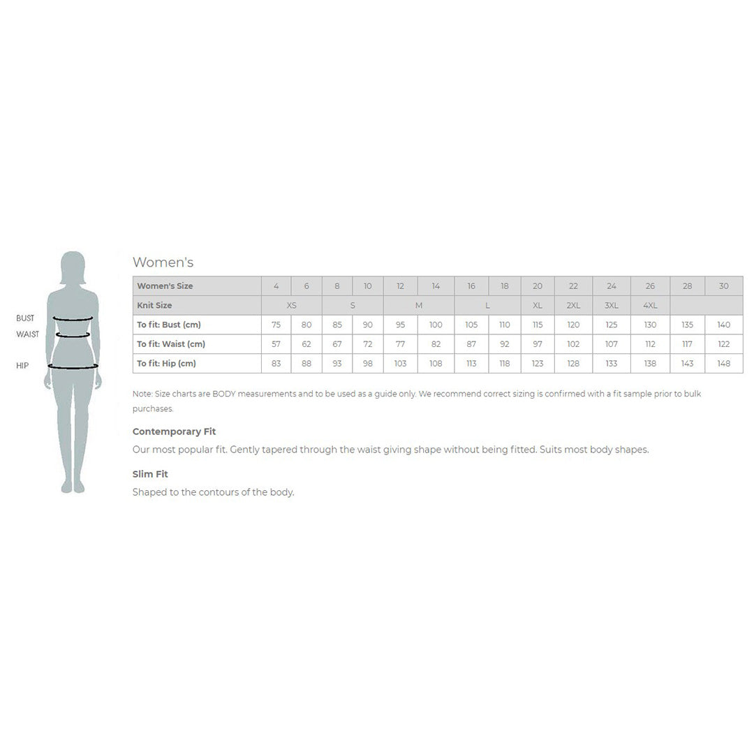 House of Uniforms The Ultimate Shirt | Ladies | Short, 3/4 and Long Sleeve | Slim Gloweave