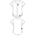 House of Uniforms The Grace X Over Side Top | Ladies City Collection