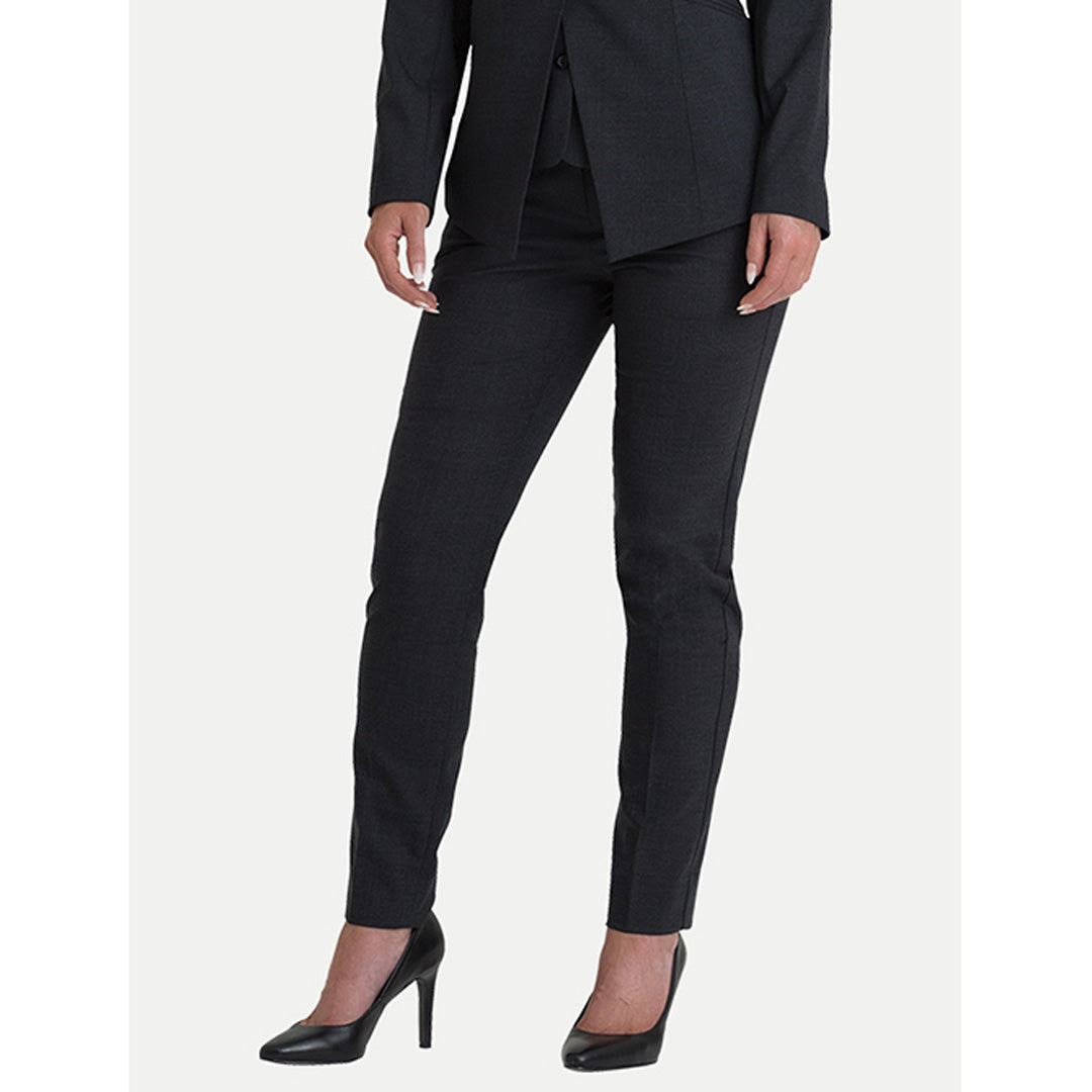 House of Uniforms The Gracie Slim Leg Pant | Ladies | Sorbtek Corporate Comfort Black