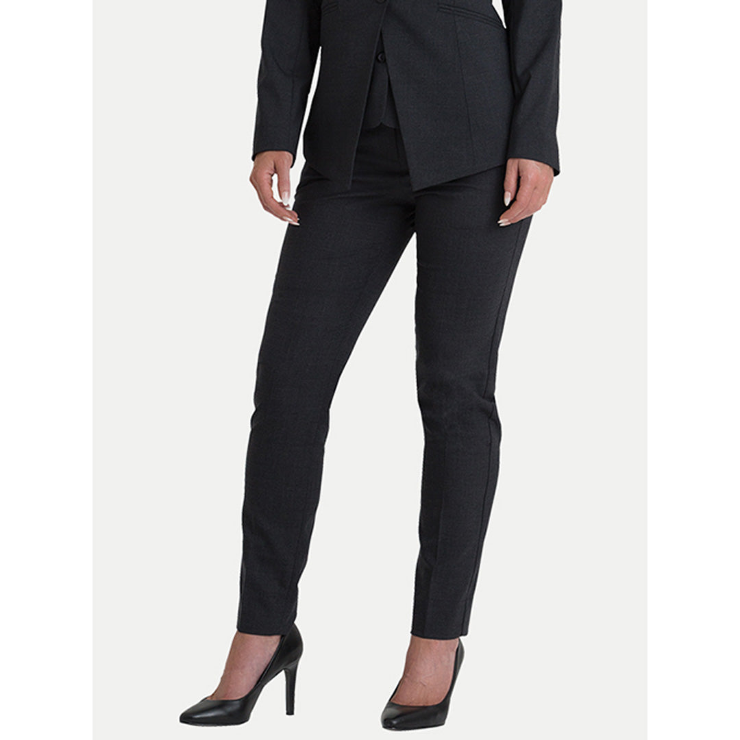 House of Uniforms The Gracie Slim Leg Pant | Ladies | Wool Blend Corporate Comfort