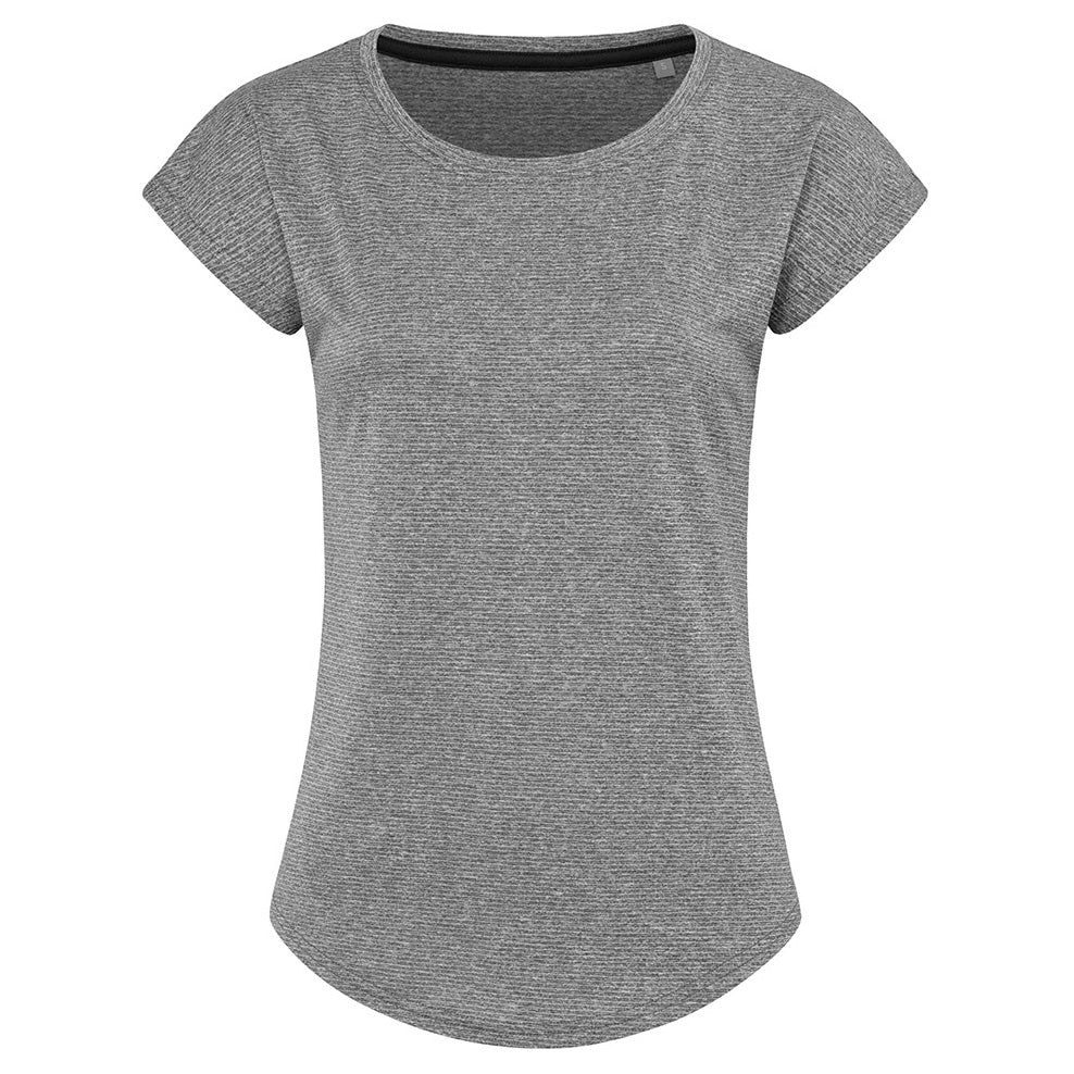 House of Uniforms The Move Recycled Sports Tee | Ladies Stedman Grey Marle
