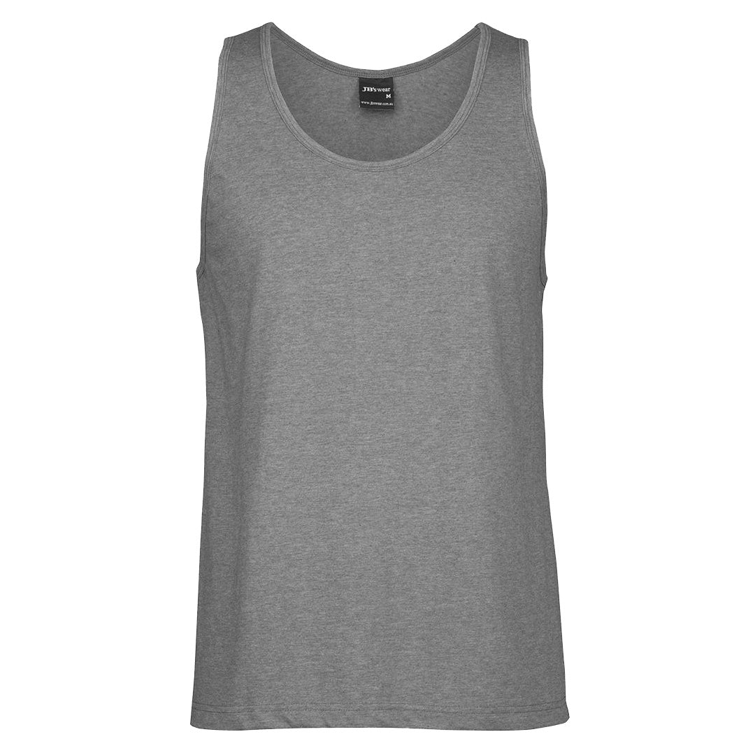 House of Uniforms The Classic Singlet | Unisex Jbs Wear Grey Marle