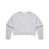 House of Uniforms The Cropped Crew | Ladies AS Colour Grey Marle