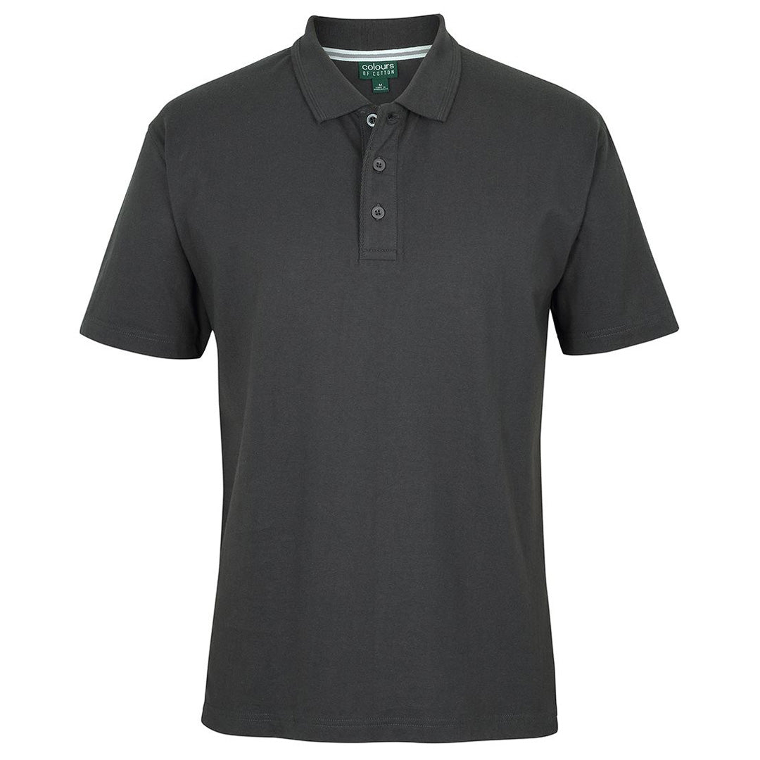 House of Uniforms The C of C Jersey Polo | Short Sleeve | Adults Jbs Wear Gun Metal