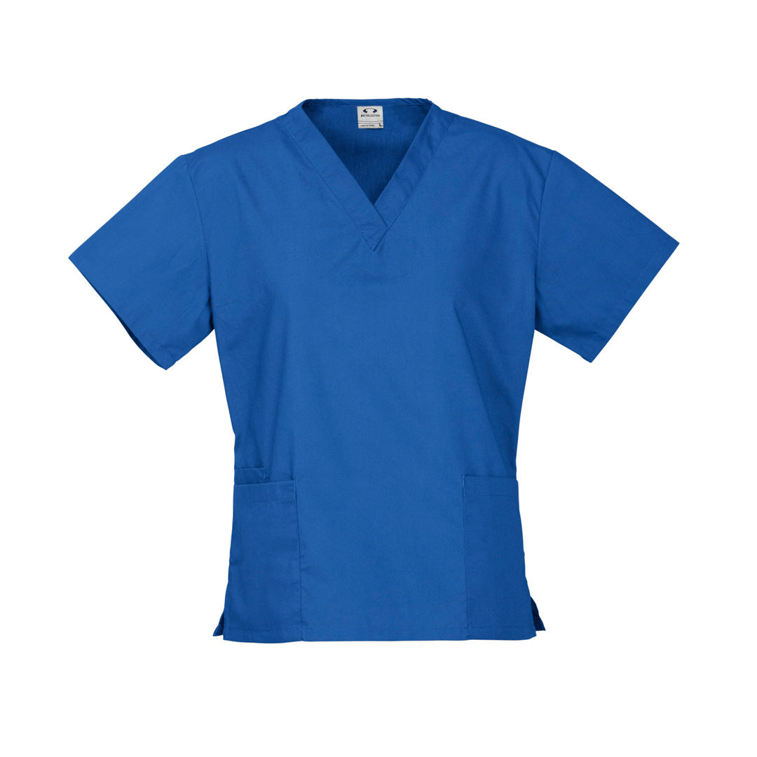 House of Uniforms The Classic Scrub Top | Ladies Biz Collection Royal