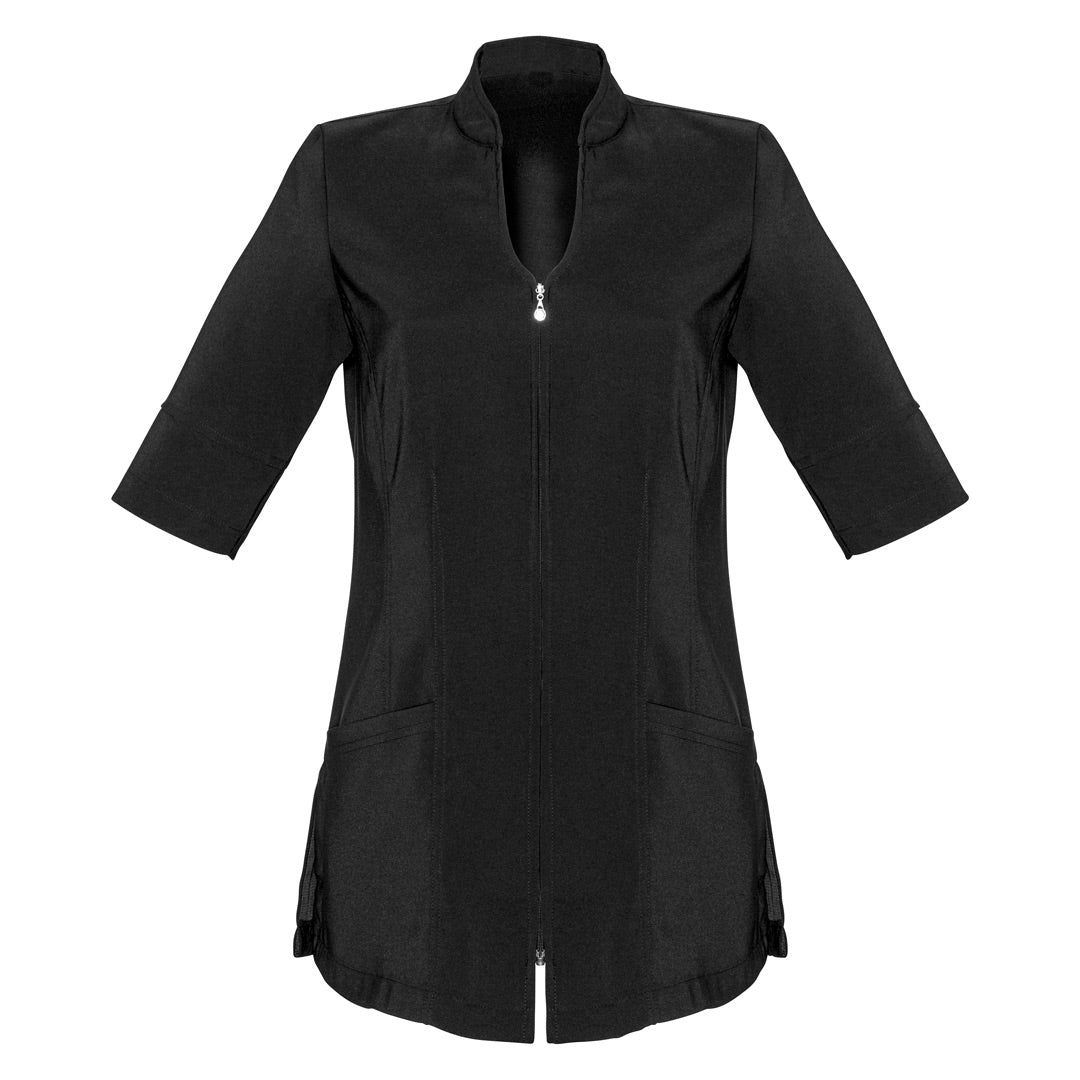 House of Uniforms The Bliss Tunic | Ladies | Short Sleeve Biz Collection Black