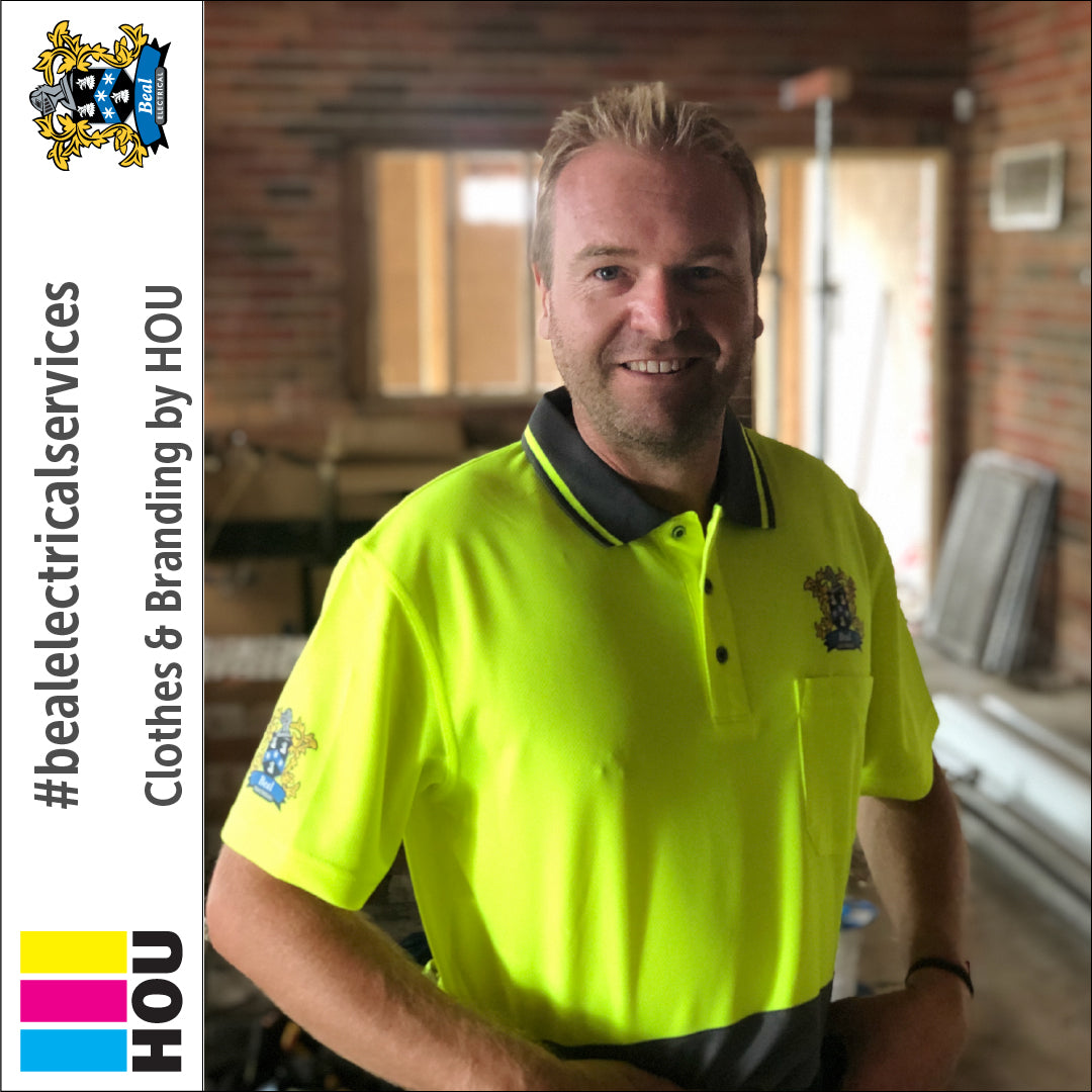 House of Uniforms The Non Cuff Hi Vis Polo | Mens | Short Sleeve Jbs Wear