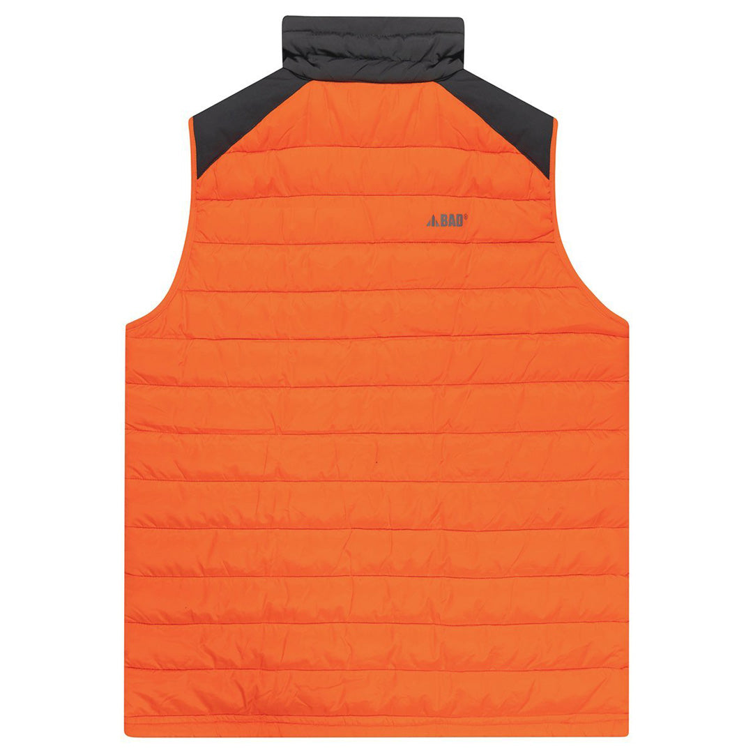 House of Uniforms The Bad Hi Vis Down Puffer Vest | Mens Bad Workwear