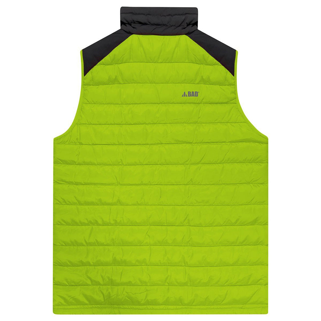 House of Uniforms The Bad Hi Vis Down Puffer Vest | Mens Bad Workwear