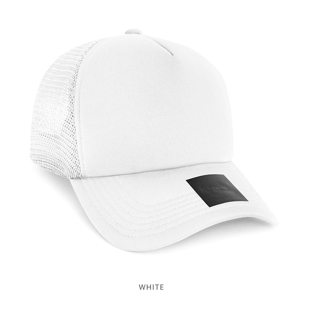 House of Uniforms The Spruce Snapback Trucker Cap | Adults Inivi White