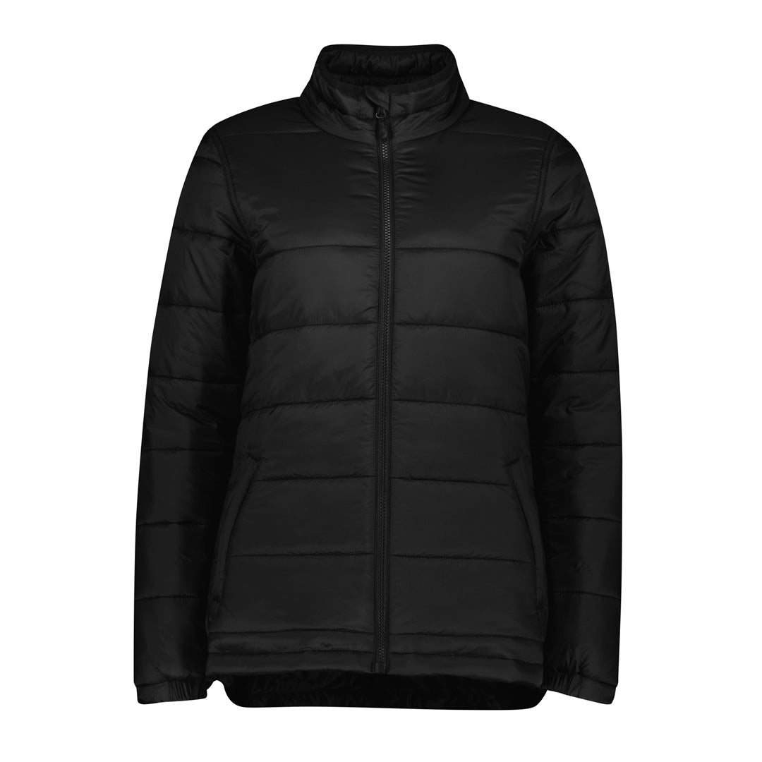 House of Uniforms The Alpine Puffer Jacket | Ladies Biz Collection Black