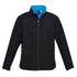 House of Uniforms The Geneva Jacket | Mens Biz Collection Black/Cyan