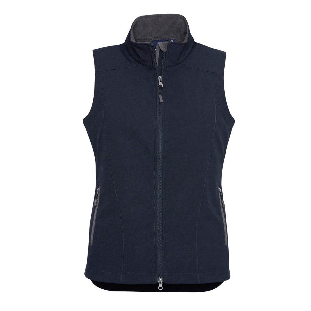 House of Uniforms The Geneva Vest | Ladies Biz Collection Navy/Graphite