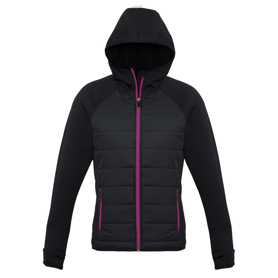 House of Uniforms The Stealth Jacket | Ladies Biz Collection Black/Magenta