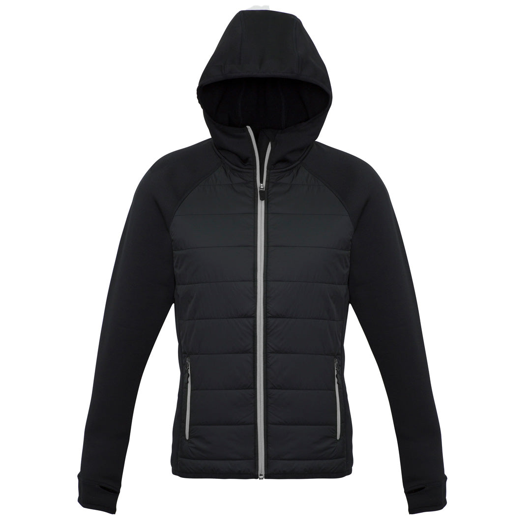 House of Uniforms The Stealth Jacket | Ladies Biz Collection Black/Silver
