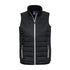 House of Uniforms The Stealth Vest | Mens Biz Collection Black/Silver
